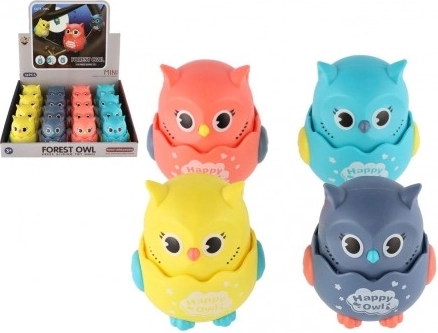 Sovy Happy Owl plastic 7x8 cm moving