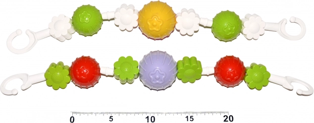 Stroller Chain Flowers and Spheres