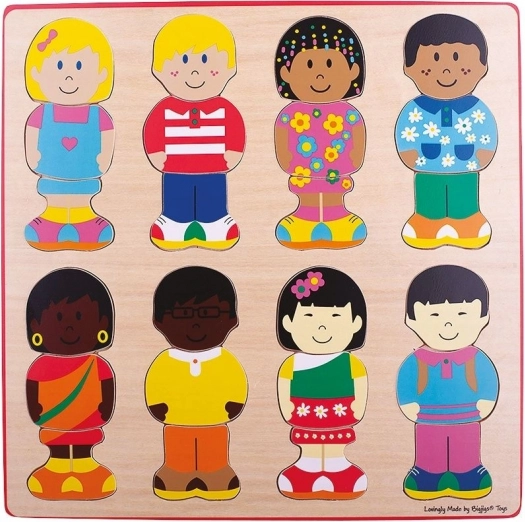 Puzzles à encastrer copains Bigjigs Toys