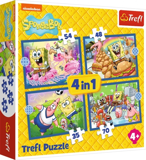 Puzzle SpongeBob's Life 4in1