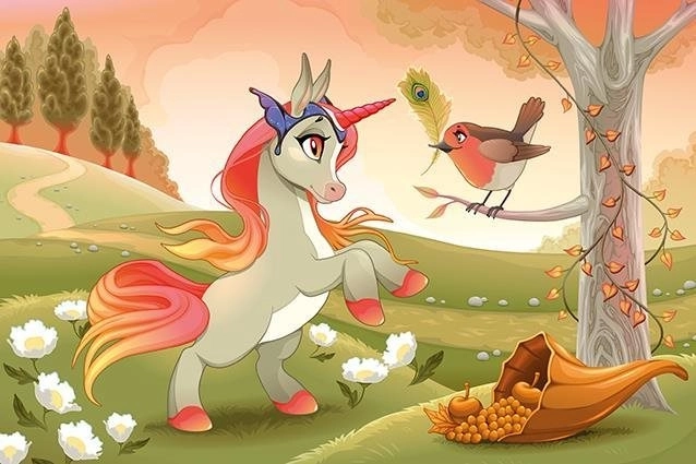 Lesene puzzle prikupni ponija 50 koščkov