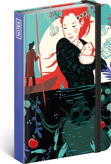 Lined notebook with original design by Kateřina Bažantová 11 × 16 cm