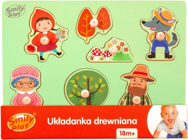 Puzzle in legno Cappuccetto Rosso