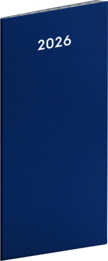 Pocket Planner Diary Blue 2026