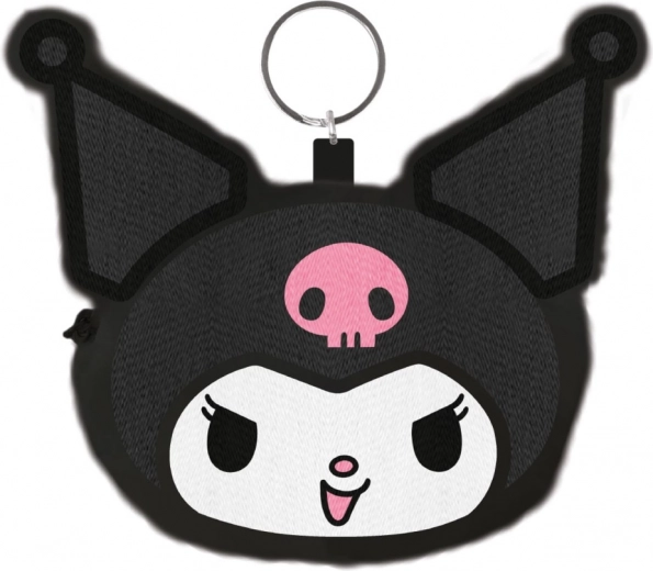 Kuromi plush wallet case