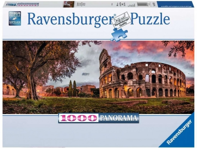 Ravensburger panoramapuzzel 1000 stukjes - Colosseum bij zonsondergang