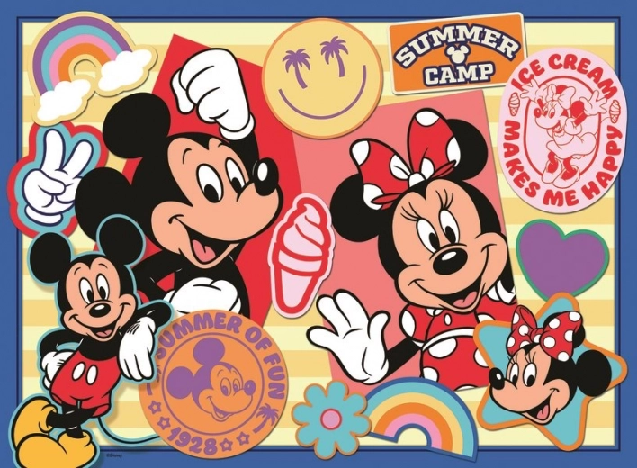 RAVENSBURGER Puzzle Mickey and Minnie on a Trip XXL 200 pieces