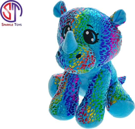 Rhinocéros en peluche Star Sparkle 16 cm