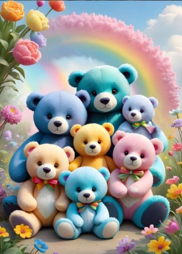 Plush Teddy Bears Puzzle 300 Pieces