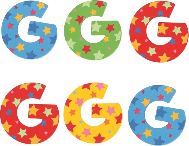 Bigjigs Toys lettera a stelline G