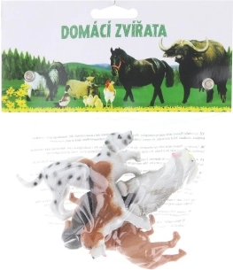 Animali di plastica – cani, set da 5 pz