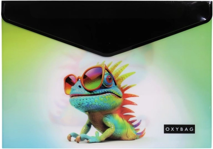 Chemise à bouton-pression A4 Crazy Animals : Caméléon