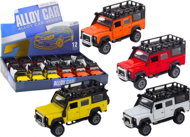 Autíčko terénní s otvíracími dveřmi a světelnými efekty