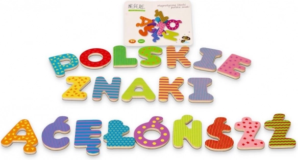Magnetische letters met Poolse tekens