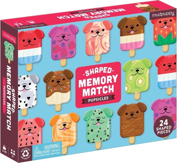 Wooden Dog Memory Game MUDPUPPY