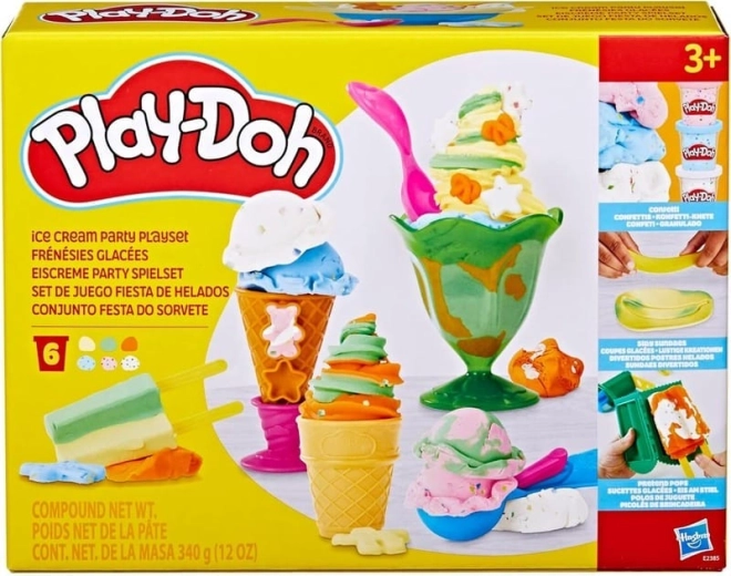 Play-Doh ijsfeest – creatieve ijsset van klei