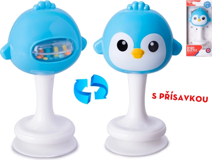 Sonaglino con uccellino con ventosa 12 cm