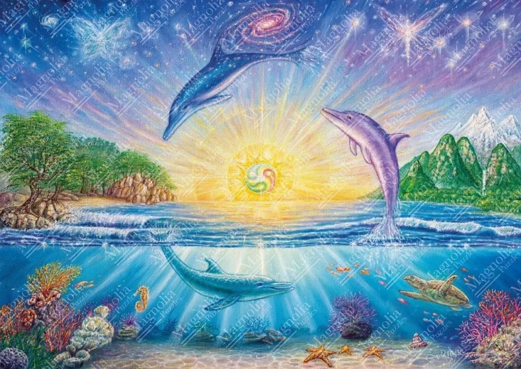 Puzzel dolfijnen 1000 stukjes