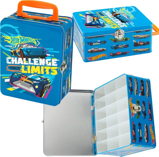Metal case for HOT WHEELS cars for 18 vehicles