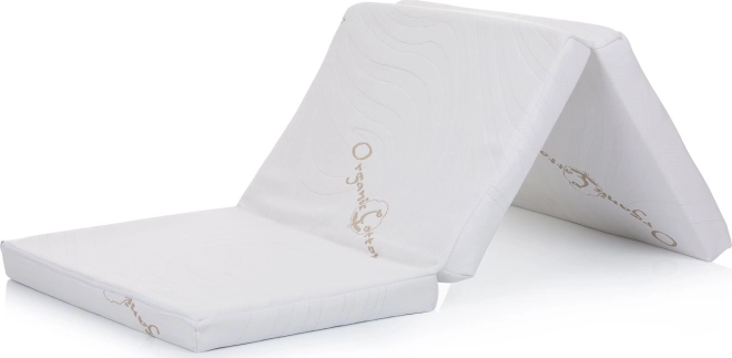 Folding baby mattress 120 × 60 cm made of organic cotton Chipolino
