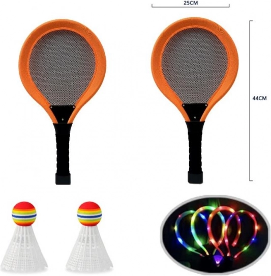 SPORTO Raquettes lumineuses de badminton