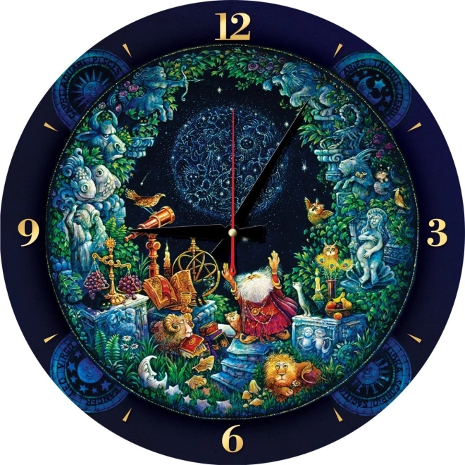 ART PUZZLE puzzle-horloge astrologie, 570 pièces, avec cadre