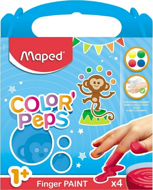 Maped Finger Paints 4 Colors