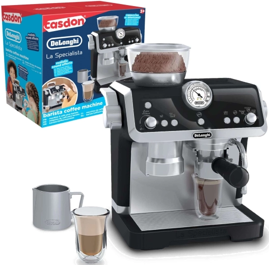Macchina da caffè per bambini con lancia vapore CASDON De’Longhi – set del piccolo barista