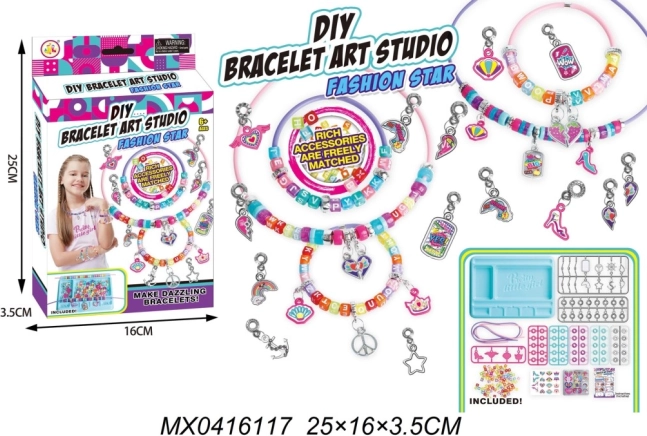 Set per creare braccialetti Fashion star