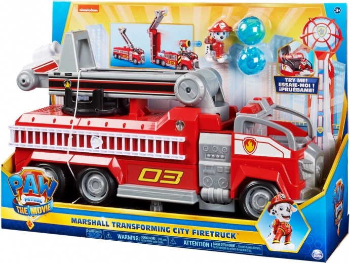 PAW Patrol – Marshall’s Fire Truck with Transformation and Figure