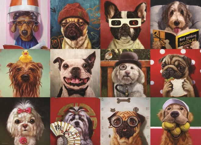 Funny Dogs Puzzle 1000 Pieces
