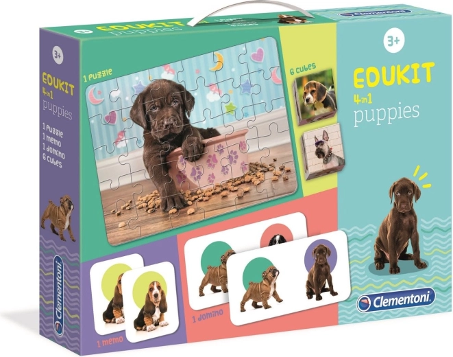 Clementoni game set Puppies 4-in-1