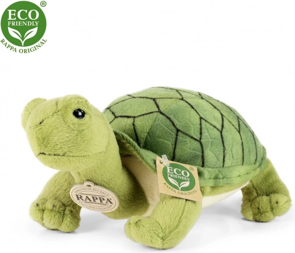 Rappa tortue en peluche Agáta verte 25 cm écoresponsable