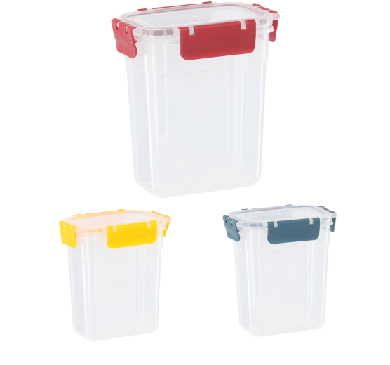 Boîte rectangulaire Clara 1100 ml avec couvercle hermétique