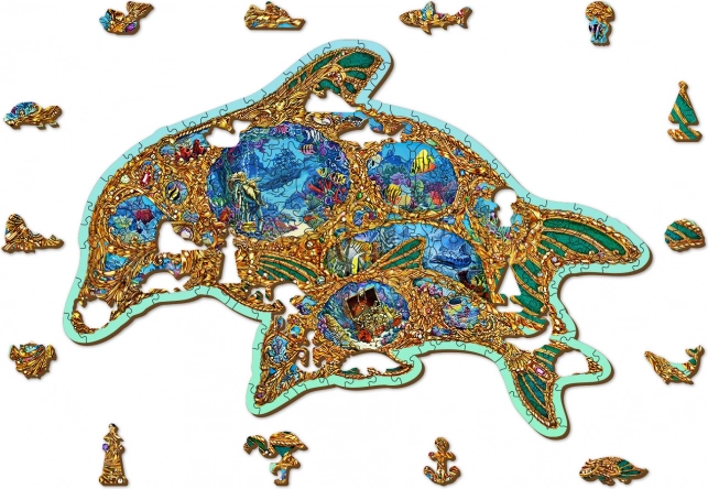 Houten puzzel WOODEN CITY Zeejuwelen – 250 stukjes, eco