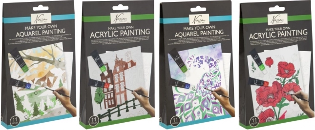 Acrylic Painting Set - 4 Different Themes