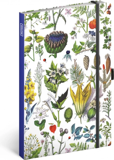 Gelijnd notitieboek Kruiden van Kateřina Winterová 13 × 21 cm