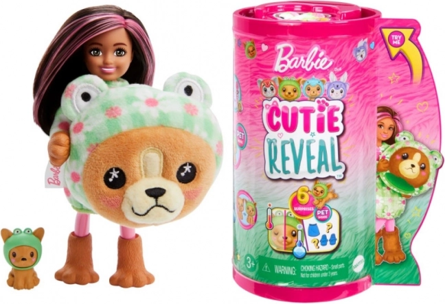 Barbie Cutie Reveal Chelsea dukke hund – frø
