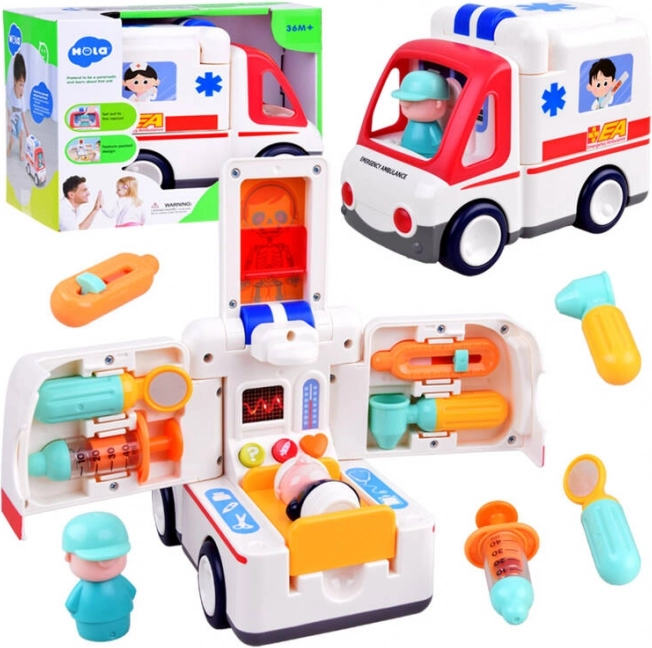 Ambulance interactive pour petits sauveteurs
