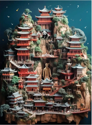 ANATOLIAN sestavljanka Kitajska 1000 koščkov