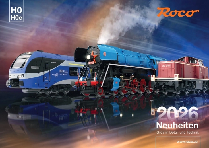 Roco catalogus met nieuwigheden 2026 in het Engels