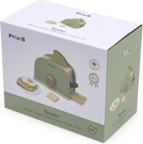 VIGA PolarB Wooden Green Toaster with Accessories