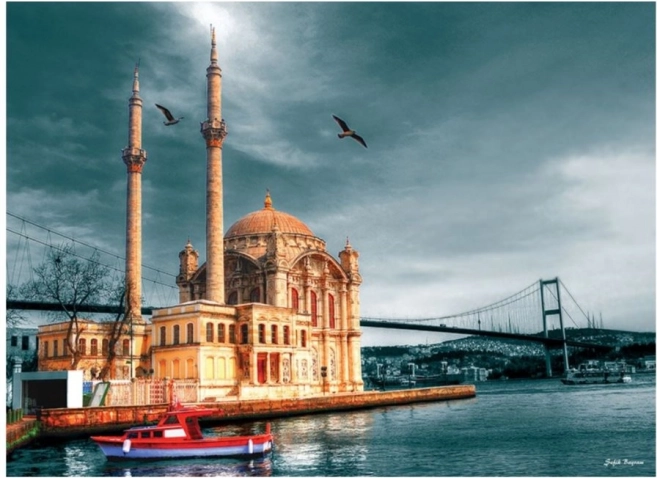 Puzzel Moskee Ortaköy, Istanbul 1000 stukjes