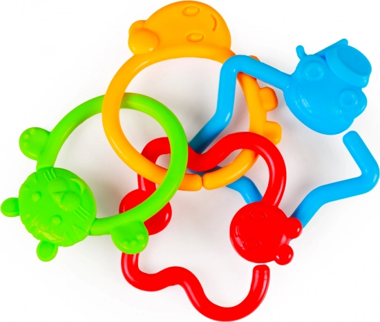 Sonaglio con forme di animaletti per neonati