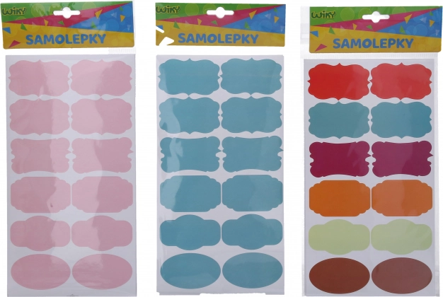 Etichette colorate per barattoli e cartellini