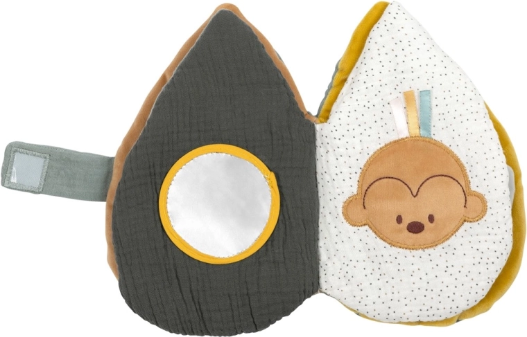 Nattou educational soft cloth book for babies 13 × 20 cm