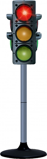 Traffic light with light and sound effects 71 cm