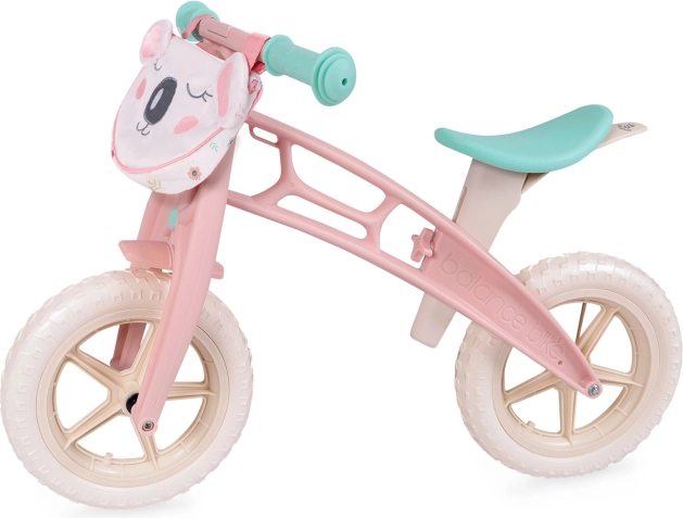 Otroški poganjalec koala balance bike 12” rožnat