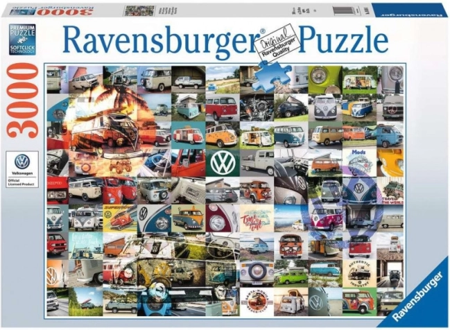 Puzzle Ravensburger 3000 pezzi – 99 momenti VW Campervan