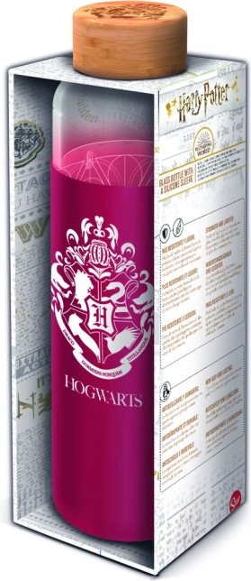 Glasflaske med silikoneovertræk HARRY POTTER 585 ml